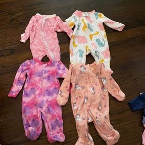 0-3 month pajamas